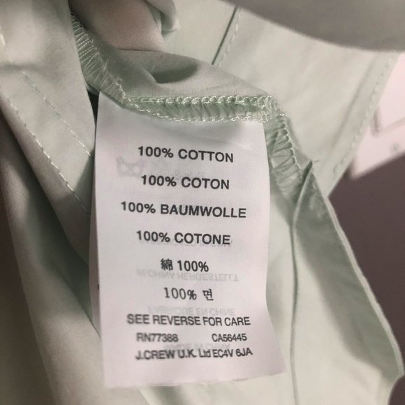 J. Crew Embroidered Tunic Sleeveless Blouse Sz 0 - Picture 12 of 12